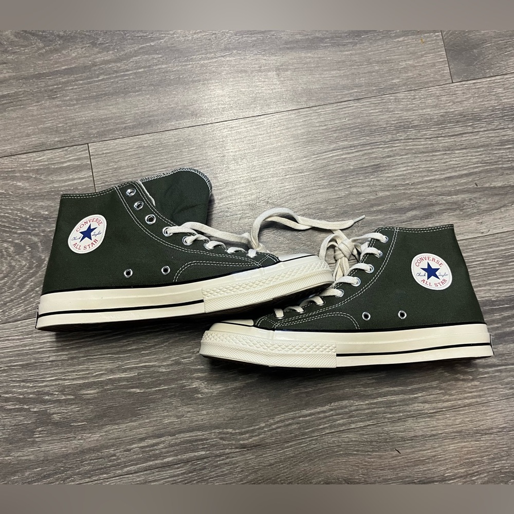 Converse Chuck 70s Green All Stars Size 10 men